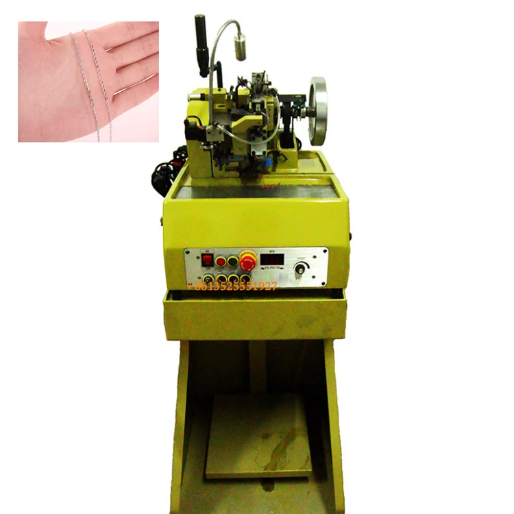 Gold jewelry weaving machine hollow necklace chain making machine