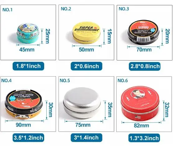 Custom small round empty metal cosmetic perfumepomade tin can canister cream wax tin box packaging tin jar case container
