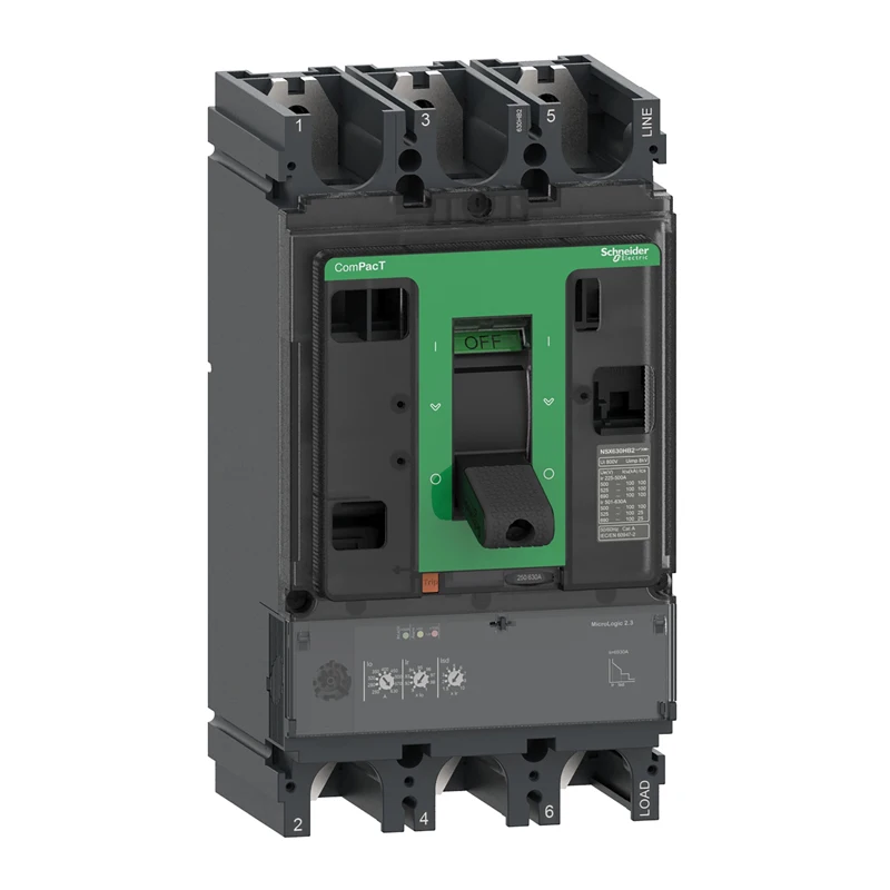 Original NSX630S 100kA AC 3P3D 630A 2.3 NSX Series Circuit breaker C63S32D630