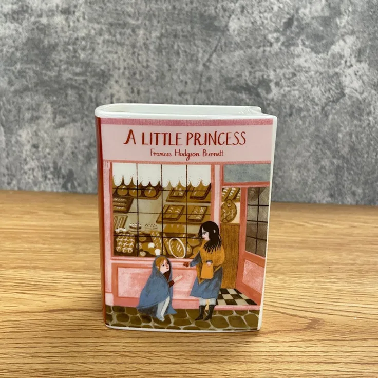 Китайский абстрактный фарфор логотип цветной кошелек пользовательская книжка Цветочная ваза керамическая