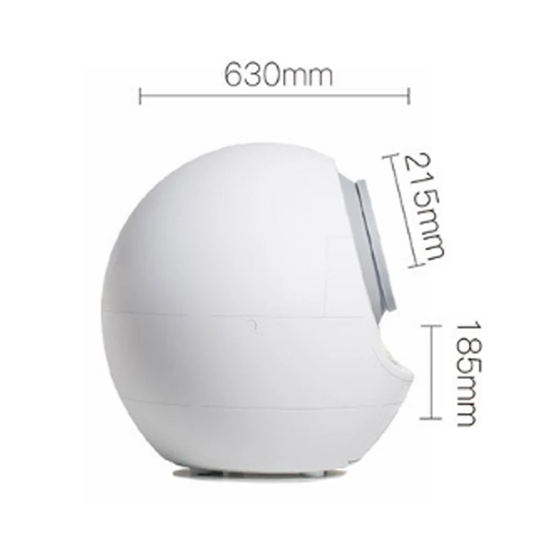 Intelligent Self-cleaning Cat Toilet PP Material Automatic Cleaning Equipment for Cats 9L Garage Space Cat Toilet