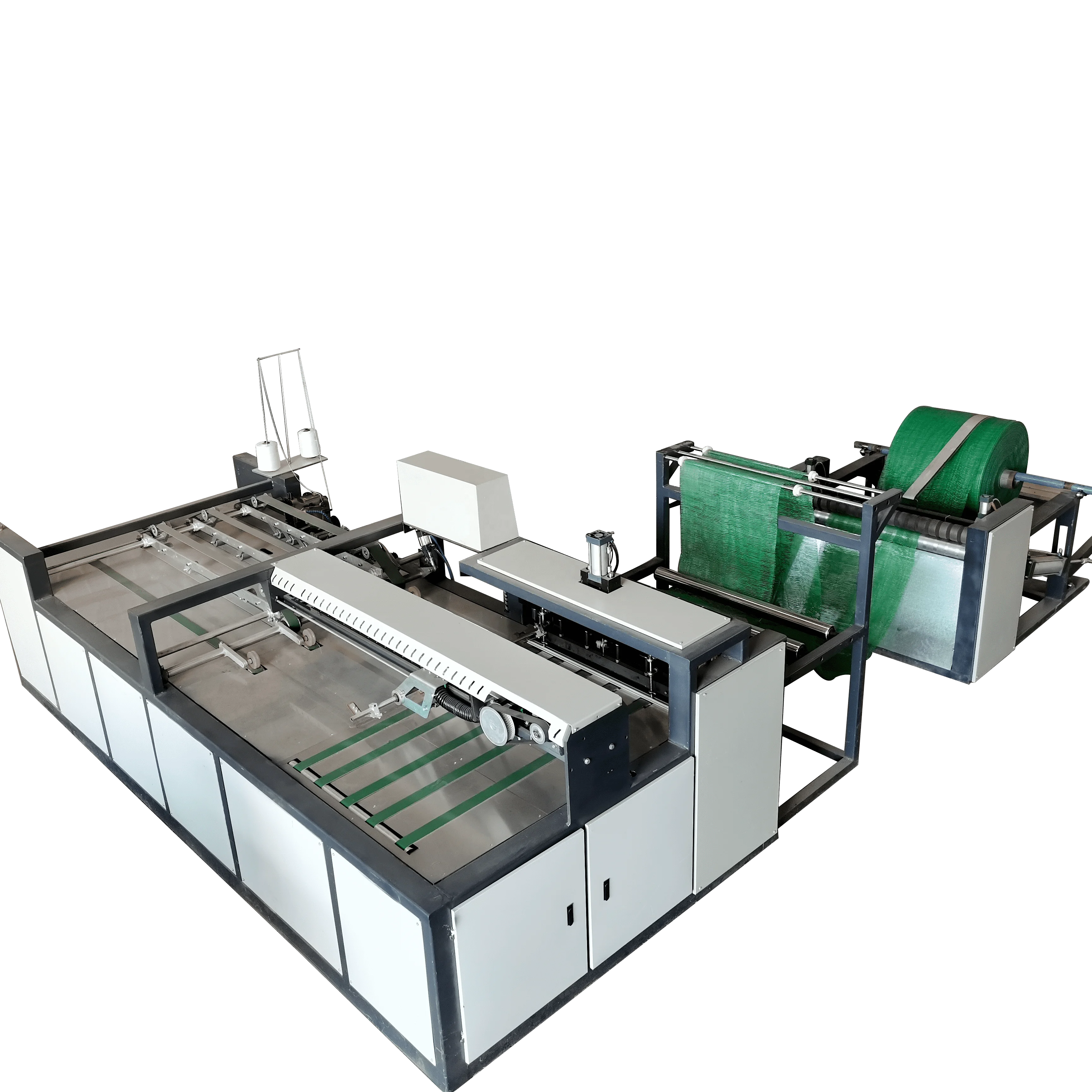 Mesh and Leno Bag Automatic Cutting and Sewing Machine Mesh and Leno Bag making machine