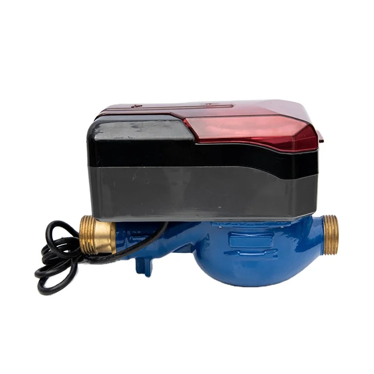 R80 R100 Digital Watermeter Smart Photoelectric Direct Reading Wired Intelligent Water Gauge Water Flow Meter With Valve Control