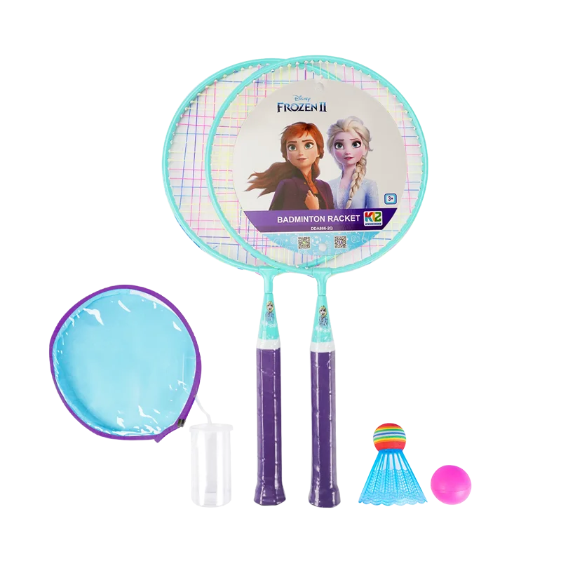 Лидер продаж, детский набор для бадминтона Disney «Холодное сердце» с прочным нейлоновым бадминтоном для девочек