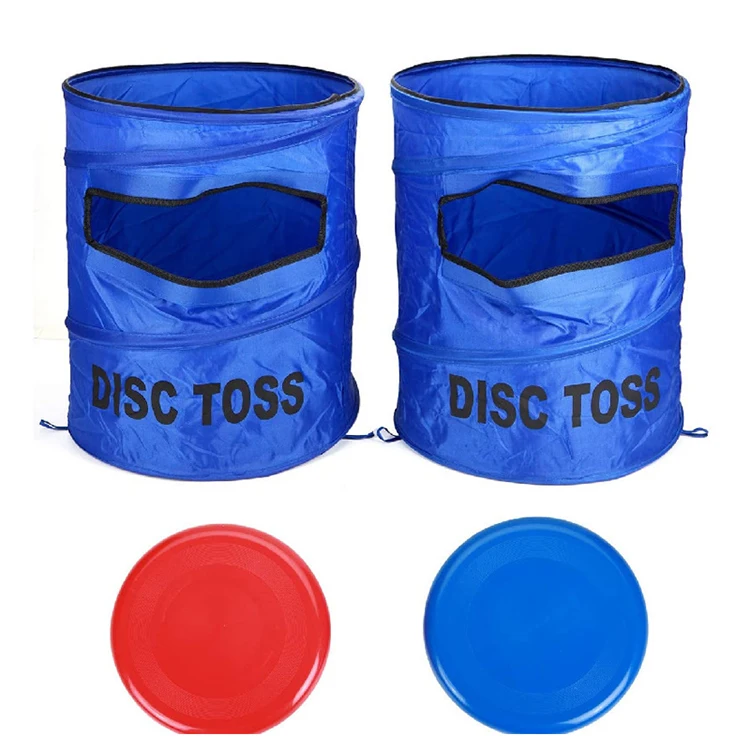 Factory Customization Outdoor Sports Games Fris bee Folding Disc Toss Flying Disk Toss Dunk Game Set