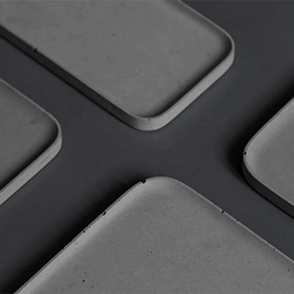 
BENTU HUI nordic simple grey concrete soap dish dispenser washroom bathroom combination 