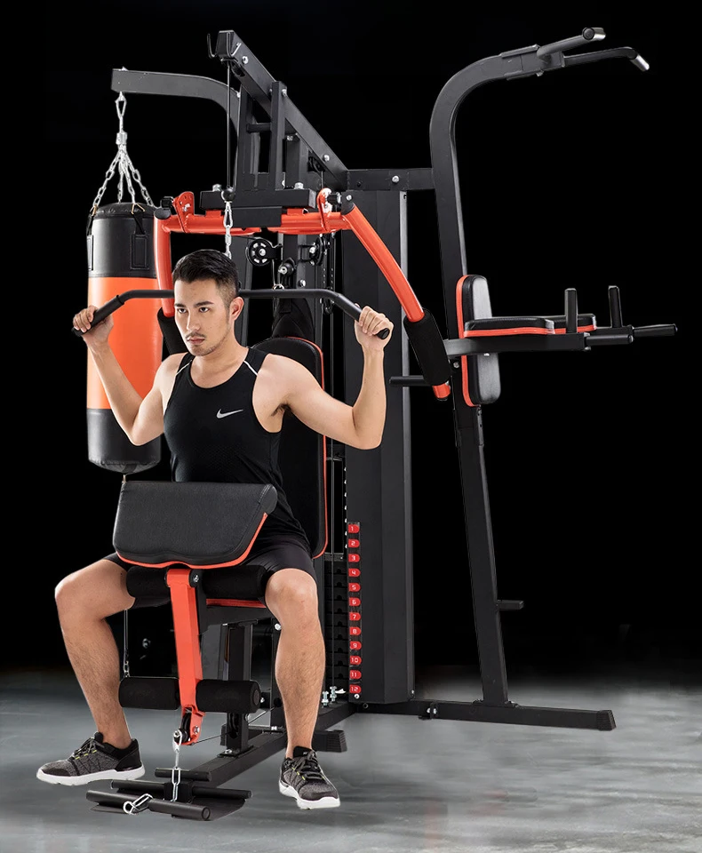 
2021 updated body exercise multi station home gym 3 station multi gym fitness machine equipment 