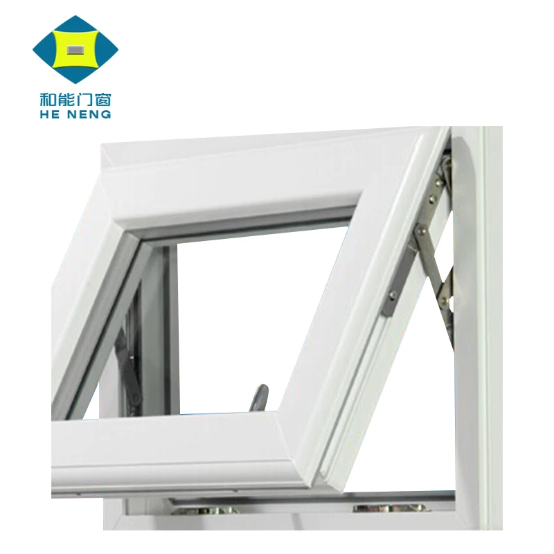 Top quality low price European Style Double Glazed UPVC Top Hung Kitchen Window