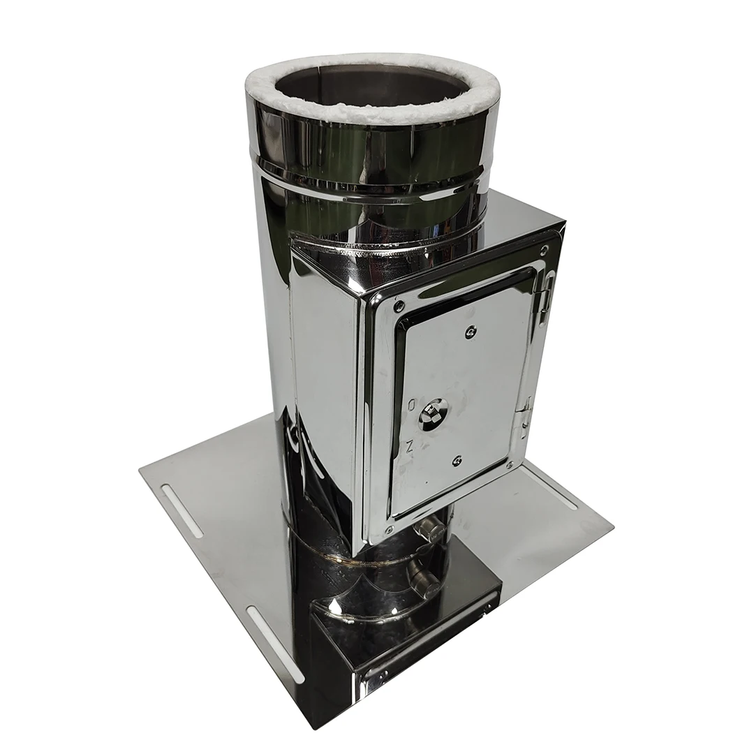 Double Wall Chimney Pipe Wood Stove Chimney Flue Kit