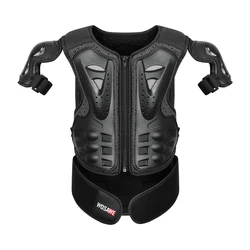 WOSAWE Kids Motorcycle Armor Protective Gear Child Body Chest Spine Protector Cycling skating protection Jacket