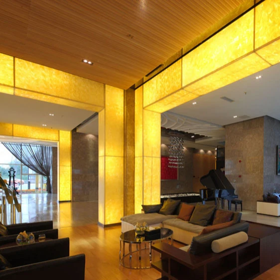 Translucent acrylic plastic sheets for wall decoration