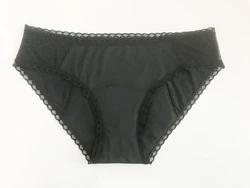New Cotton Eco-friendly Fabric Solid Color Period Panties For Women Bikini Leak Proof Menstrual Underwear