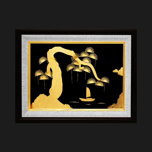 Picture Gold Hong Pham Jewelry Good Quality Dragon Statue Home Decoration Home Decor Customized Traditional Style Vietnam