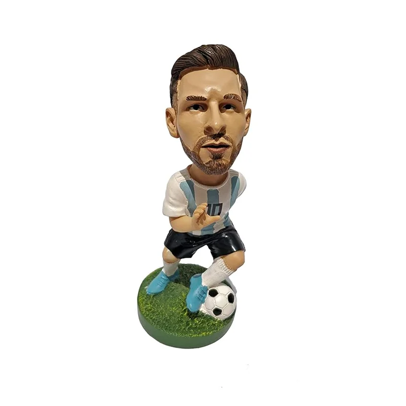 Lionel Messi Custom Durable Resin Bobblehead for Home Decor Sports Bar Display Football Souvenir Figurines