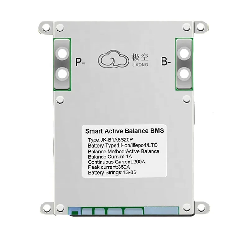 Jk Bms EU STOCK US STOCK B2A8S20P Smart Bms Active Balance Bms Lifepo4 Li-Ion Lto Battery