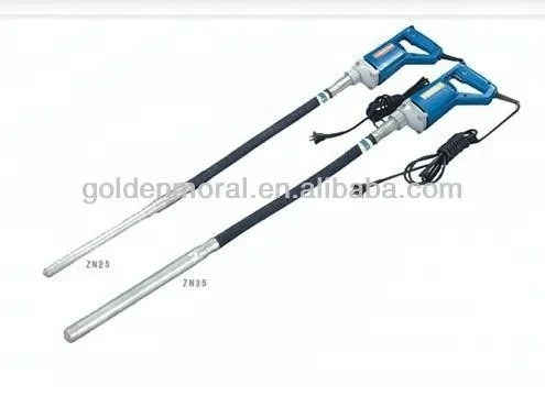 Portable concrete vibrator