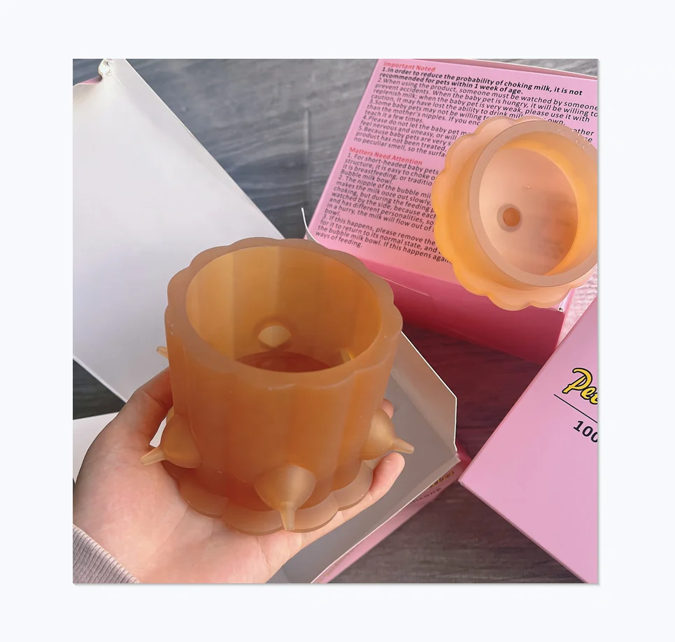 Clearance Sale! Good Quality Super Soft Silicone Pet Milk Bowl Automatic Baby Dog Cat Puppy Milk Nipple