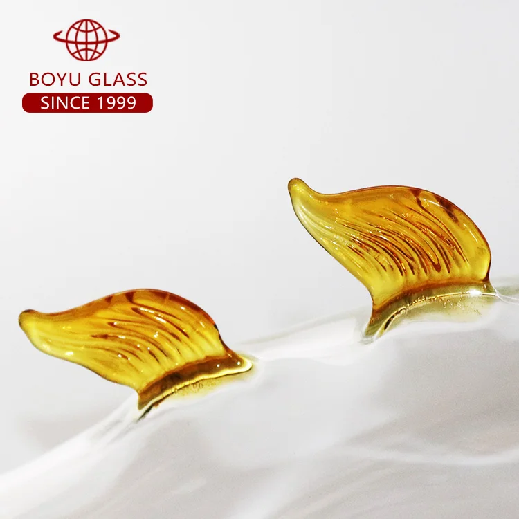 2022 Borosilicate Dragon Shape Liquor Bottle 350ML Double Walled Tumbler