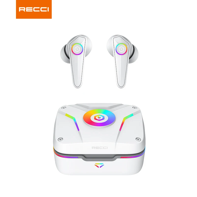 New Version ANC ENC Noise Cancelling Gaming Wireless Earphones Earbuds Headsets With RGB Light Effect for PUBG games