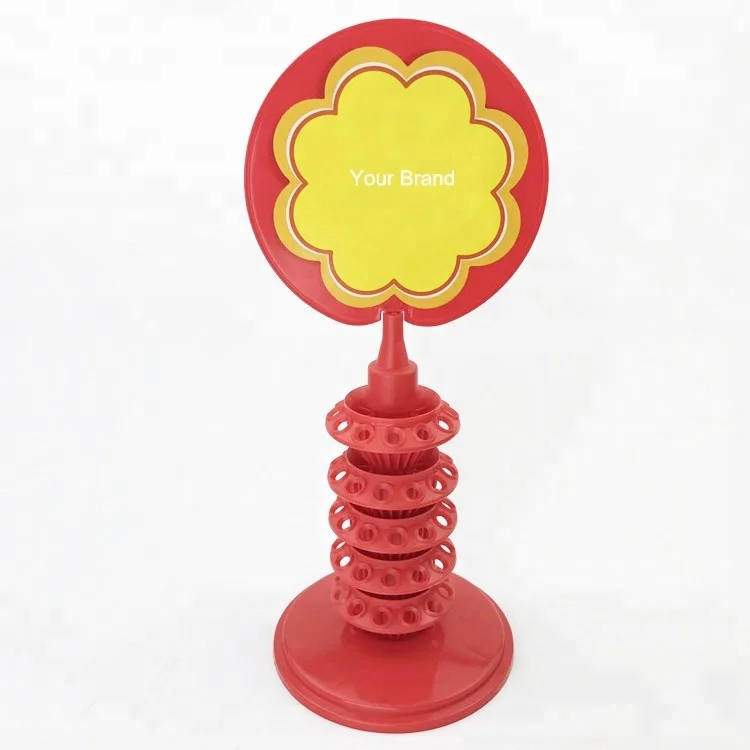 Plastic lollipop/candy display stand/sleeve