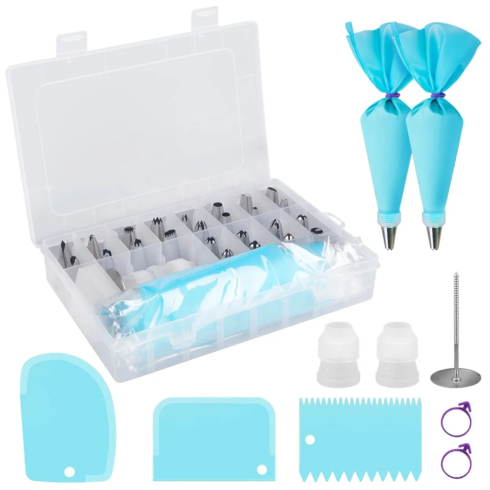 Amazon Hot Selling 37Pcs Cake Decorating Supplies Baking Tools Cake Decorating Tool Set