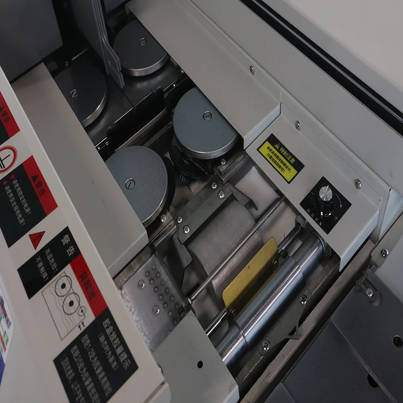 Perfect Automatic hardcover book binding machine for paper and  book cover gluing machine with two rollers