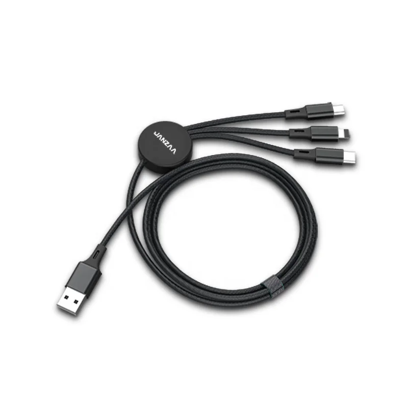 CL-101 3 в 1 Оптовая Продажа с фабрики Дата-кабель Usb магнитными разъемами кабель для быстрой зарядки и передачи данных типа C микро Iphone