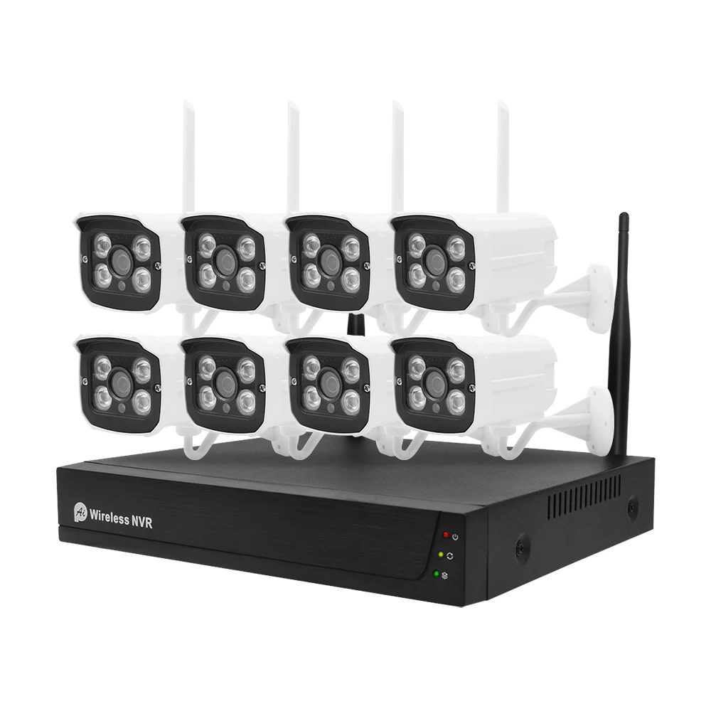8-канальный CCTV камера системы 1080P мини-камера с функцией ночного