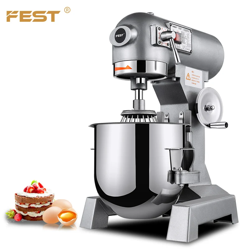 Commercial 110V/220V 10 liters cake mixing machine planetary dough mixer bakery 15L 20L 30qt mixers