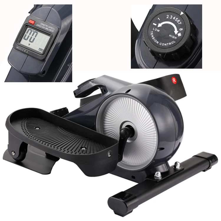 RUIBU home outdoor fitness under desk bike pedal exerciser desk elliptical mini bike machine cross trainer