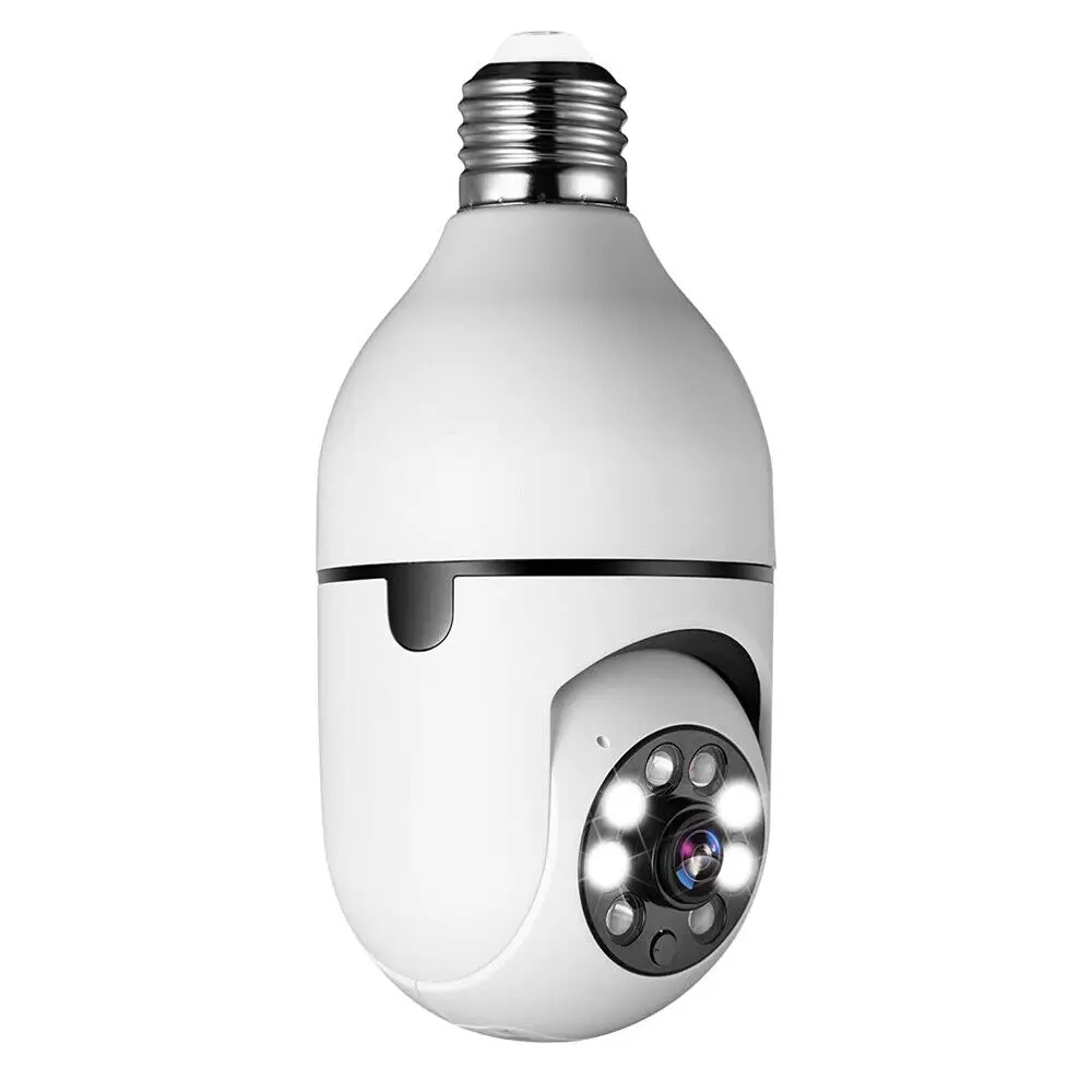 Беспроводная IP-камера E27 WiFi 1080P панорамная лампа PTZ домашняя охранная система видеонаблюдения камера с лампочкой