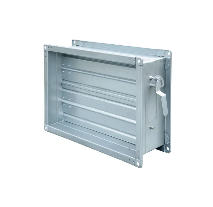 Fire Ventilation And Smoke Exhaust Valve Galvanized Sheet Air Volume Regulating Valve