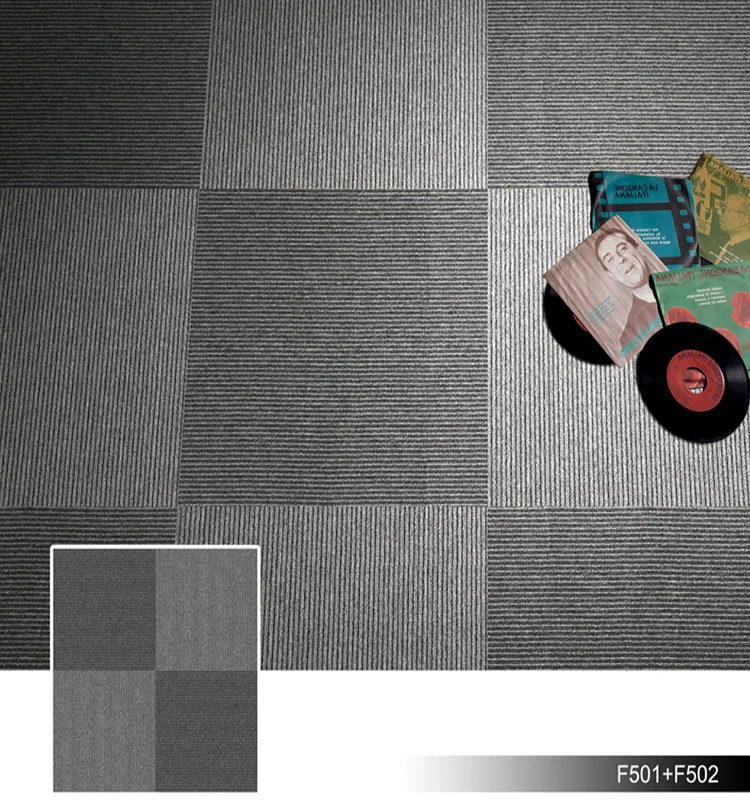 Заводской поставщик, изготовленный на заказ, Прочный полипропиленовый ковер, кирпич 50 см x 50 см, оптовая продажа, ковер для коммерческого офиса