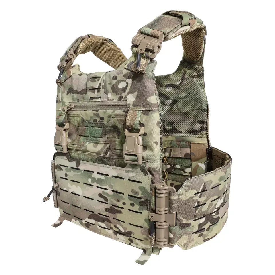 Quick Release Tactical Survival Protective Vest Plate Carrier OEM Unisex Outdoor Light Weight Chaleco Tactico Combat Armor Vest