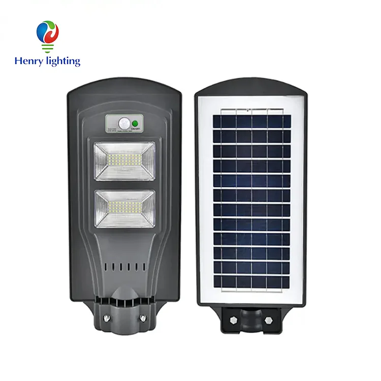 Integrated Security outdoor lamp waterproof 30w 60w 90w 120 150 W ABS solar LED street light for road lighting