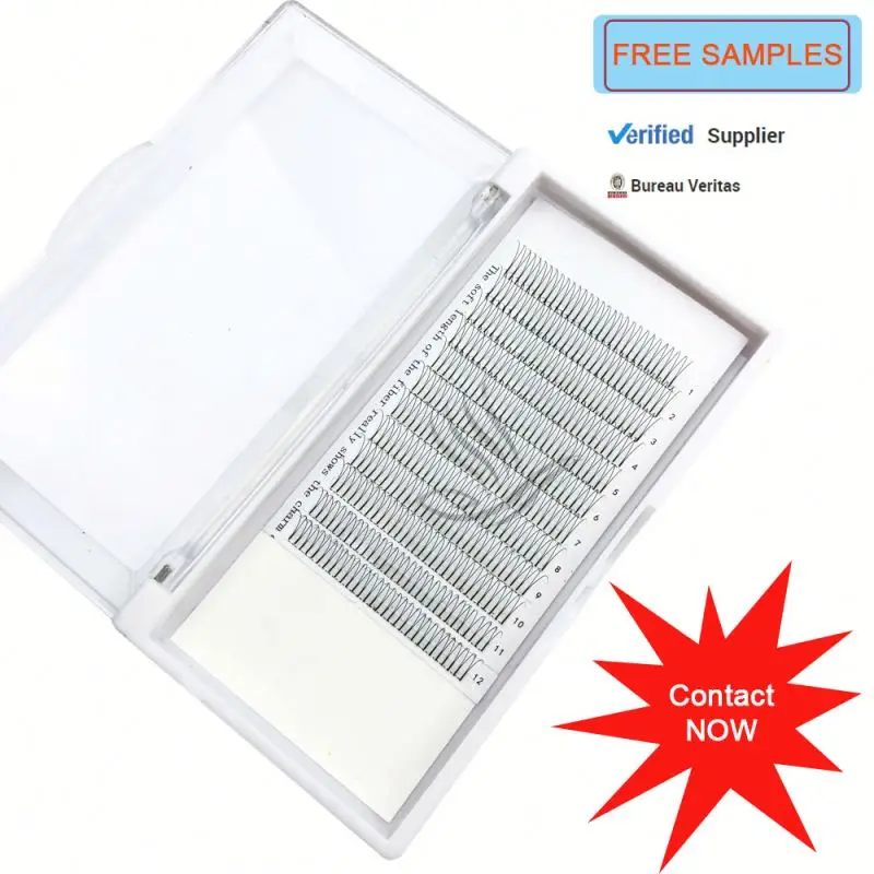 Volume Eye Lashes Manufacturer Russian Volume Eyelash Extension Long Stem Individual Lashes