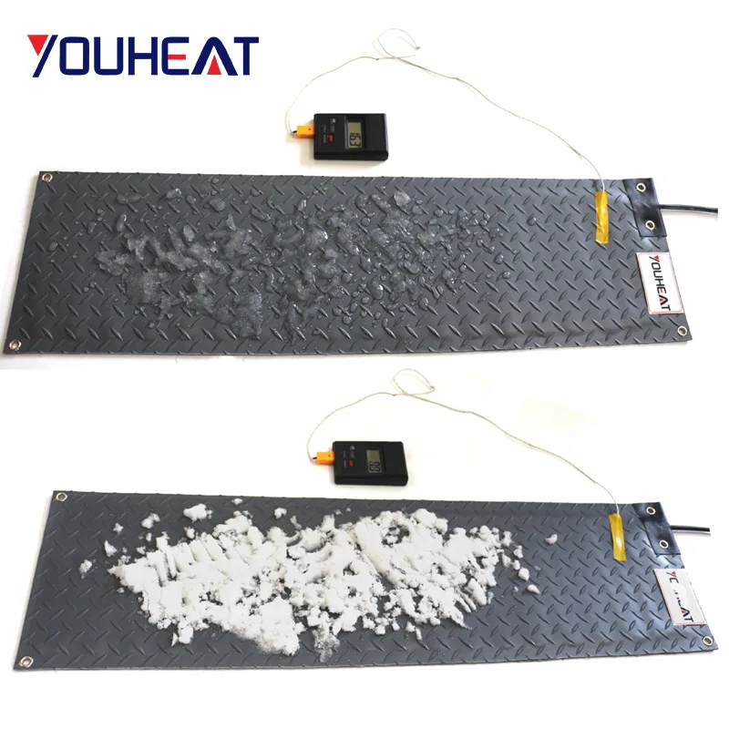 Easy Install Snow Melting Heating Mat Outdoor  Rubber Heating Mat