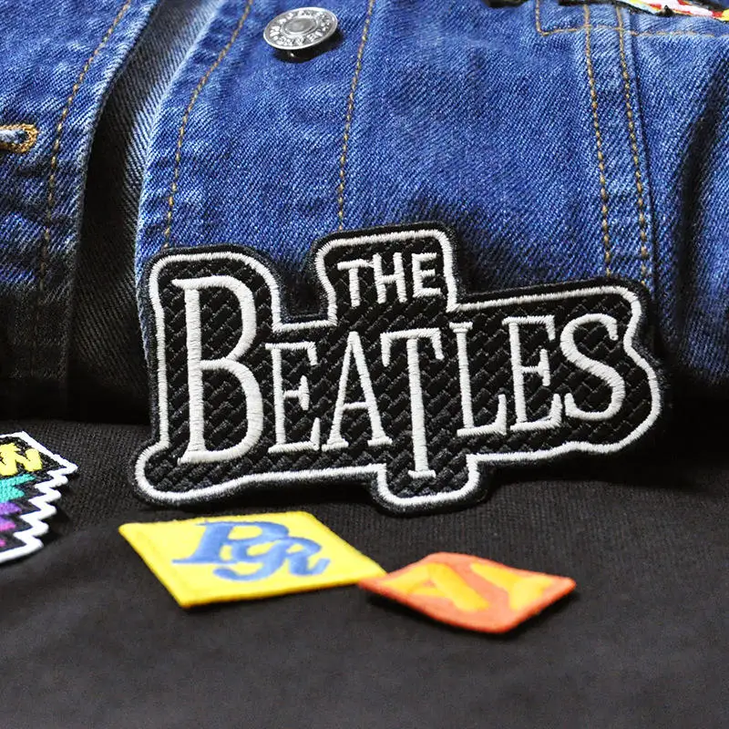 Buy Now embroidery patches for clothing custom LOGO iron on patches bulk