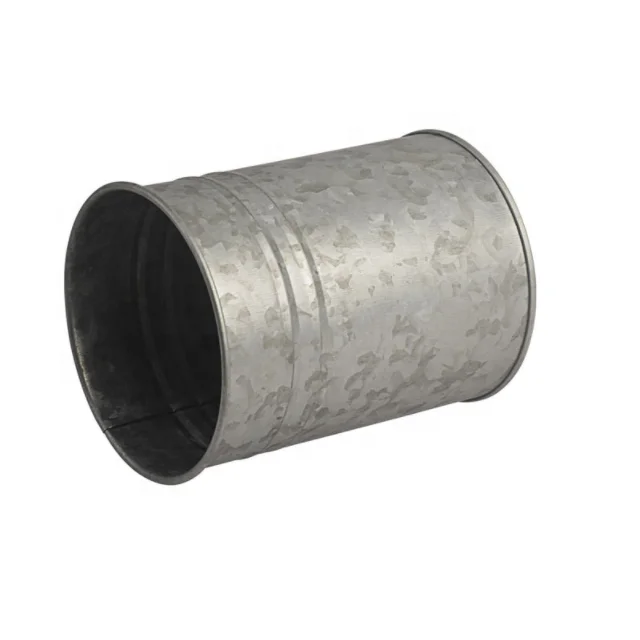 Открытый оцинкованное металлическое ведро Ваза Сад для цветов