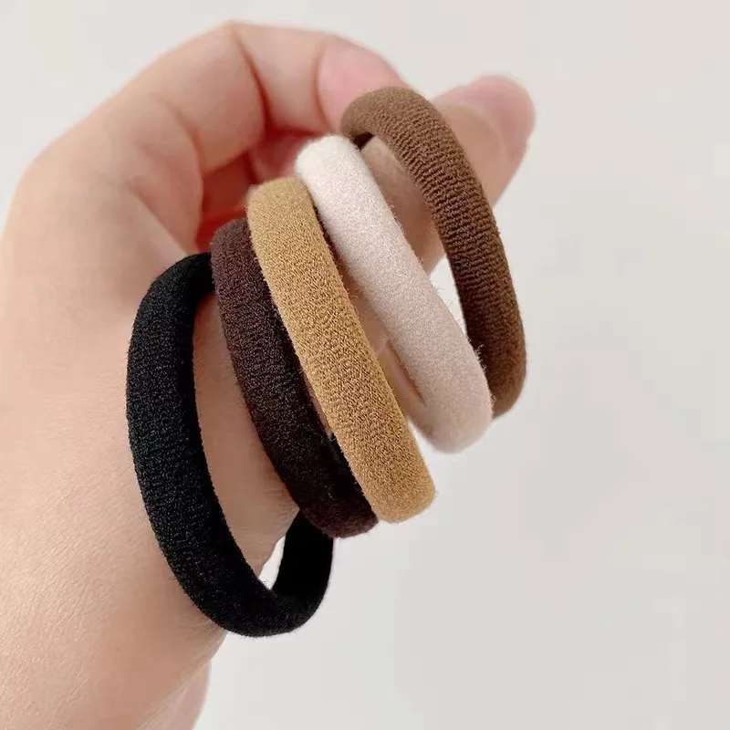 Hot selling seamless rubber band durable does not hurt hair binding rope fashion high elastic hair ties hair accessories