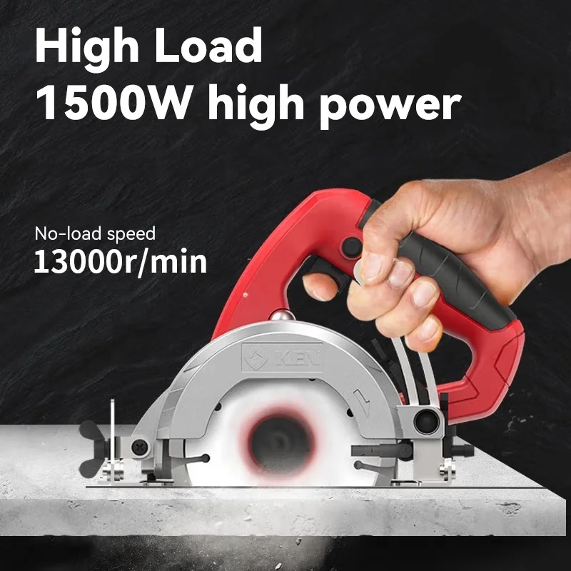 Ken marble cutter 1500w 220v cutting machine 34mm marble cutter for good quality
