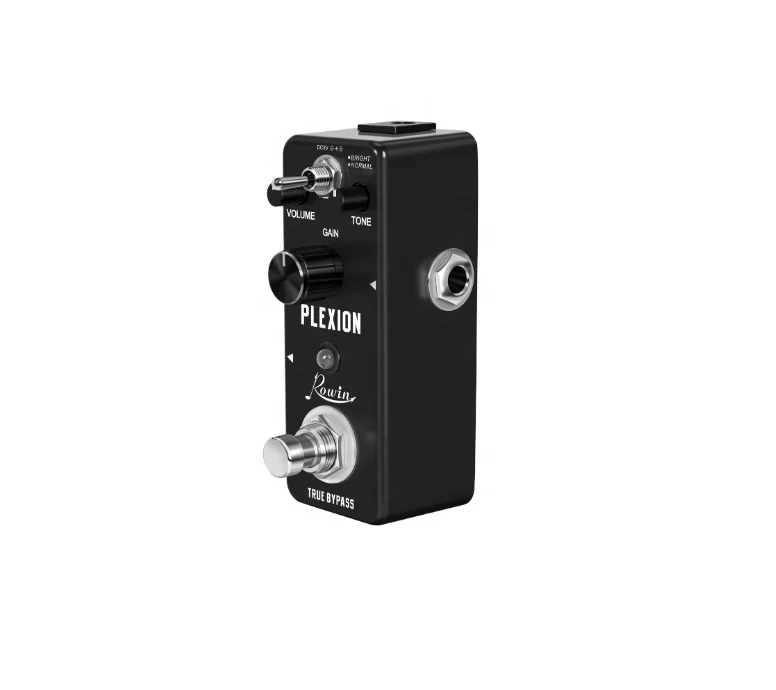 Hot sale mini black Distortion-Plexion multi effect pedal guitar patch cable Guitar Accessories