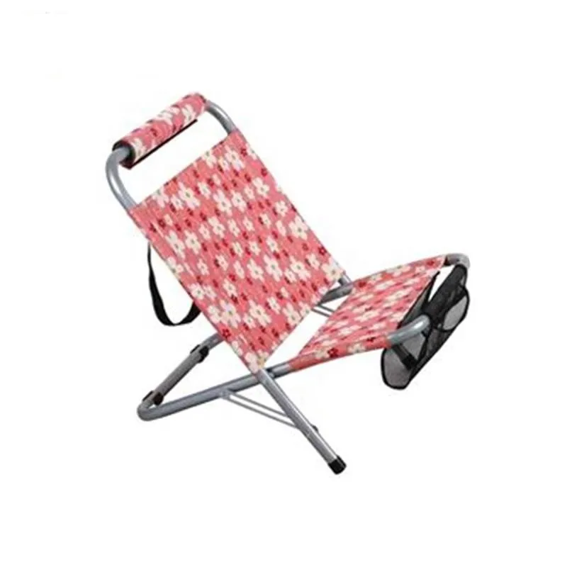 Premium Portable Aluminum Folding Low Beach Chair Magazine Bag Best Outdoor Iron Parks Gardens Picnics Fishing Made Wood Metal