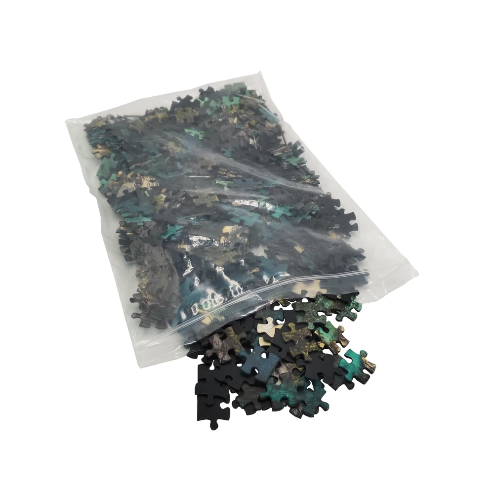 2023 Wholesale hot selling 500 10000 pieces custom playing game golf jigsaw puzzles