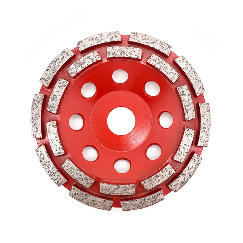 Double row Diamond Cup Wheel Grinding Wheel Concrete Natural Stone Floor Grinding Disc