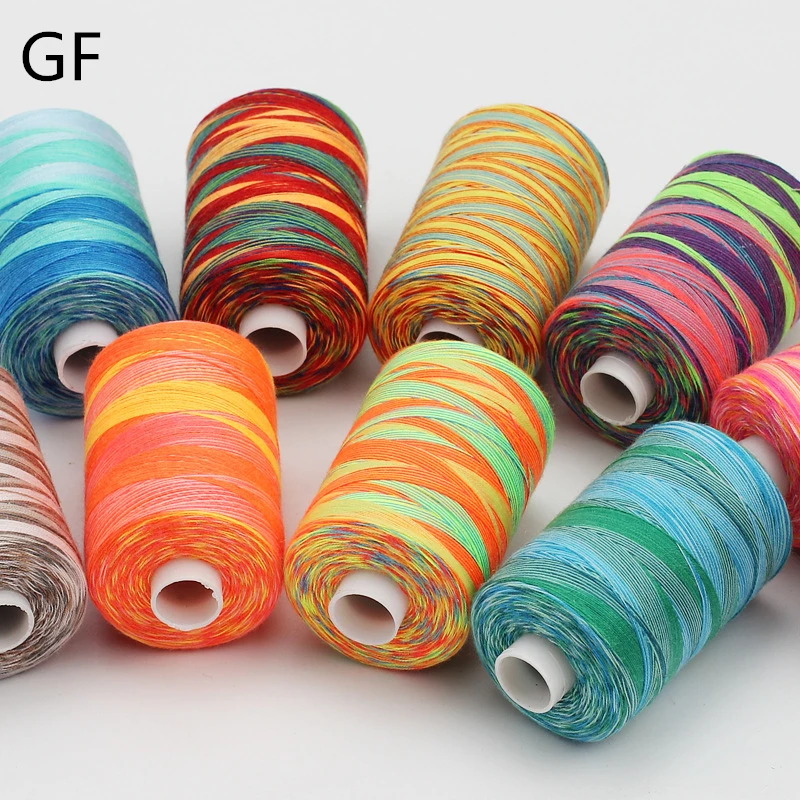 Wholesale Household 1000yards Per Spool Sewing Machine Thread  402  Colorful 100% Polyester Thread For Sewing