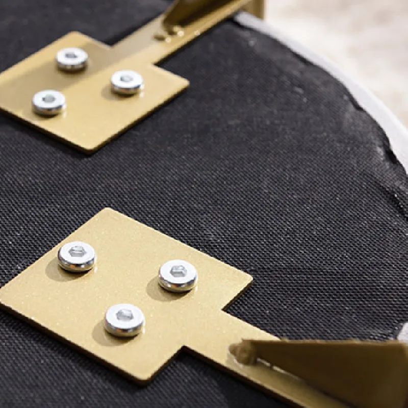 Legs Powder Coated Finish Round Storage Ottoman Chair KD Metal Home Furniture Living Room Furniture Home Stool & Ottoman Modern