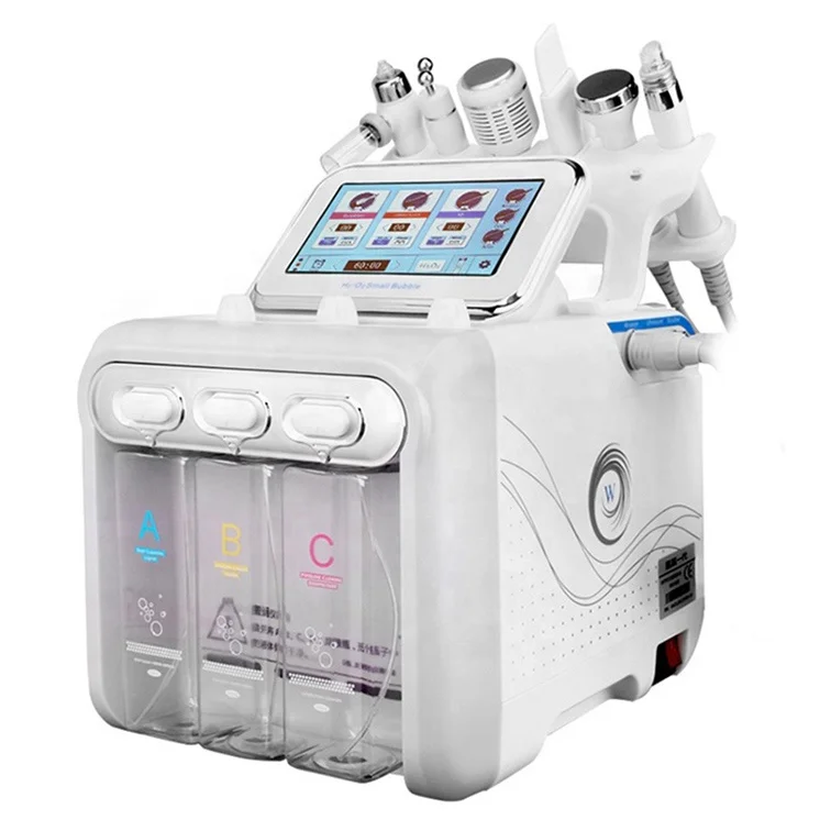 6in1 Hidra Dermoabracion H2O2 Hidradermabrasion Dermabrasion Device 6 In 1 H2 O2 Microdermabrasion Hydra Water Facial Machine