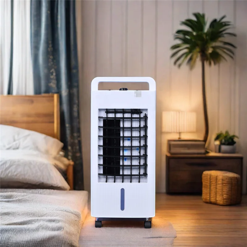 Оптовая продажа Сделано в Китае современный домашний портативный напольный мобильный Испарительный водяной охладитель