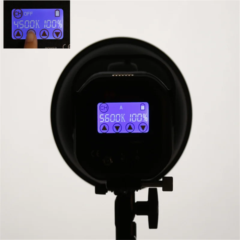 Falcon Eyes Photography Lighting LED Studio Fill Light 60W Bi-color 3000K-8000K With Bowen Reflector